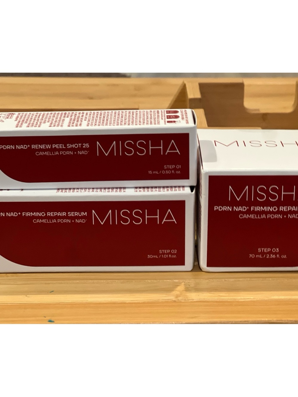 NEW MISSHA Camellia PDRN + NAD+ 3-Piece Korean Skincare Set | Sealed